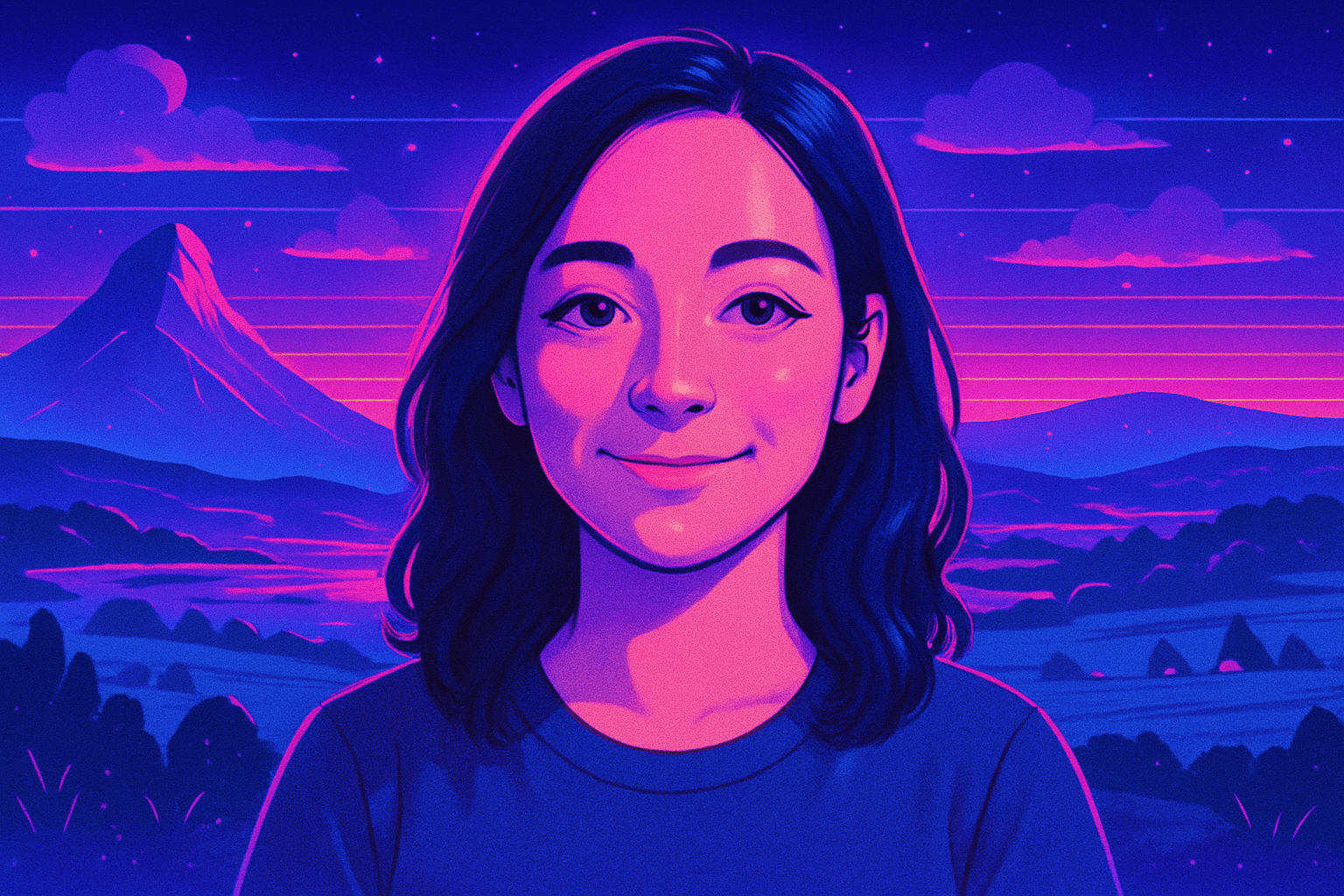 Synthwave Neon Dreamscape